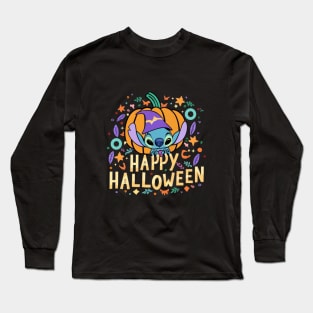 Halloween Stitch Long Sleeve T-Shirt